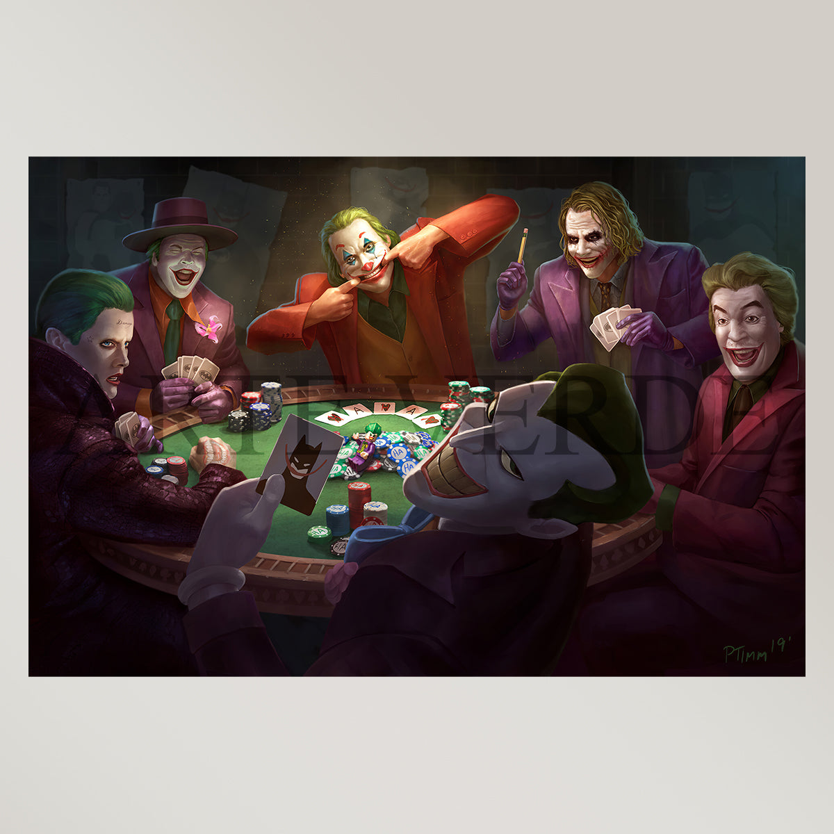 Jokers playing poker