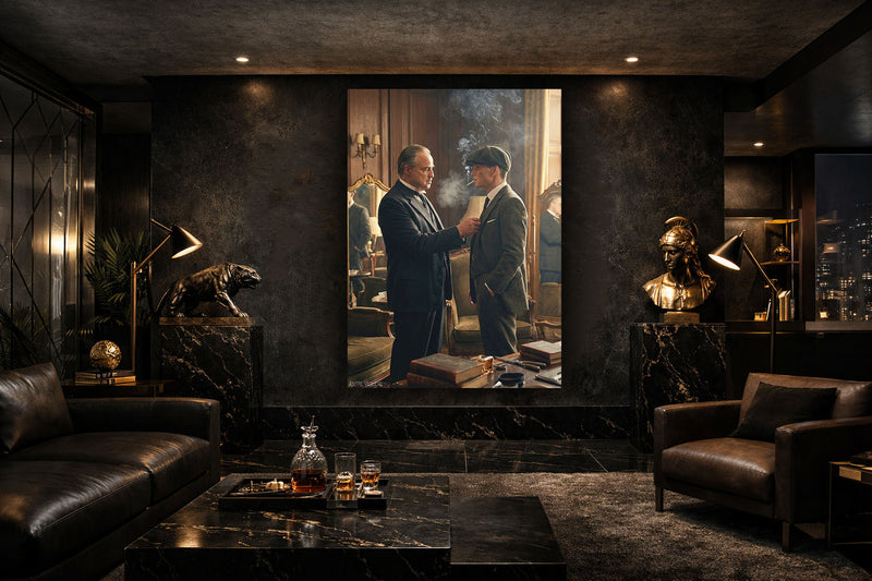 Dress Like You Mean It (Godfather & Shelby) – καμβάς τοίχου Arte Verde