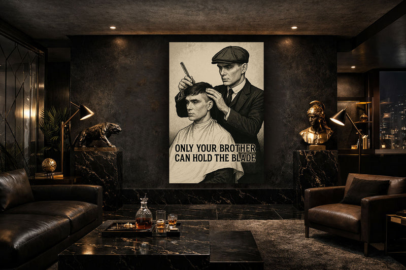 Peaky Blinders Barber – καμβάς τοίχου Arte Verde