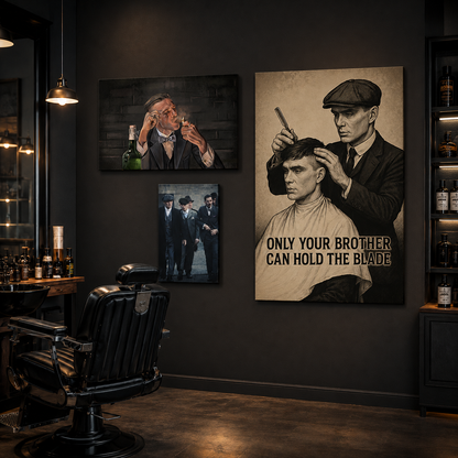 Barber Set – Peaky Blinders | 3 Canvas Set
