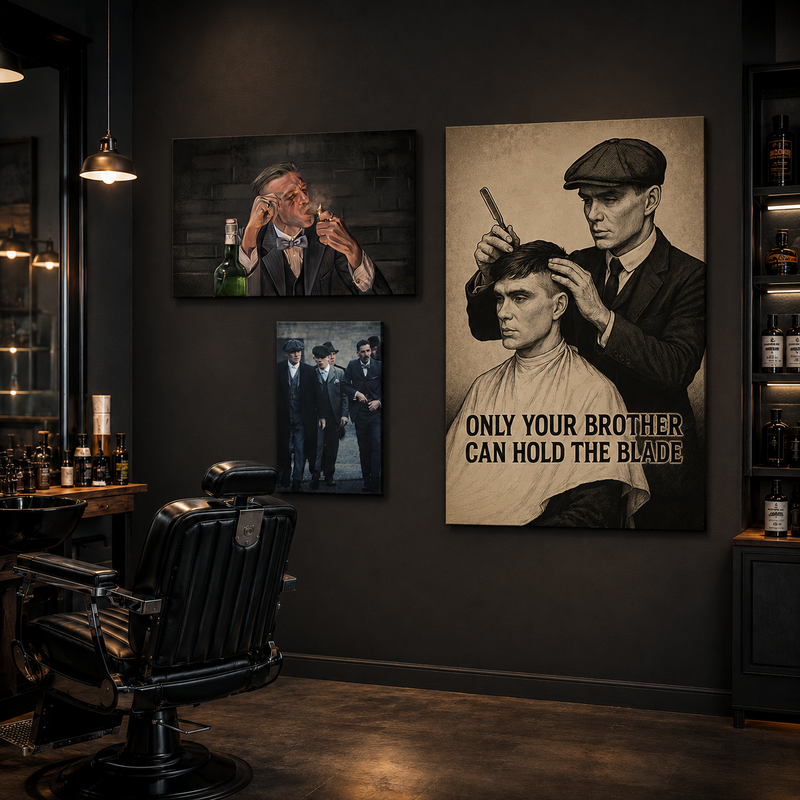 Barber Set – Peaky Blinders | 3 Canvas Set