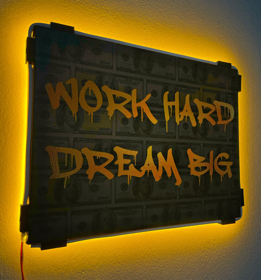 NeonCanvas: Work Hard Dream Big