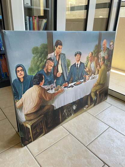 Special: Last supper of gangstas 70x100cm